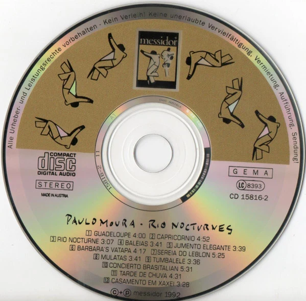 Paulo Moura - Rio Nocturnes (CD, Album) - Image 3