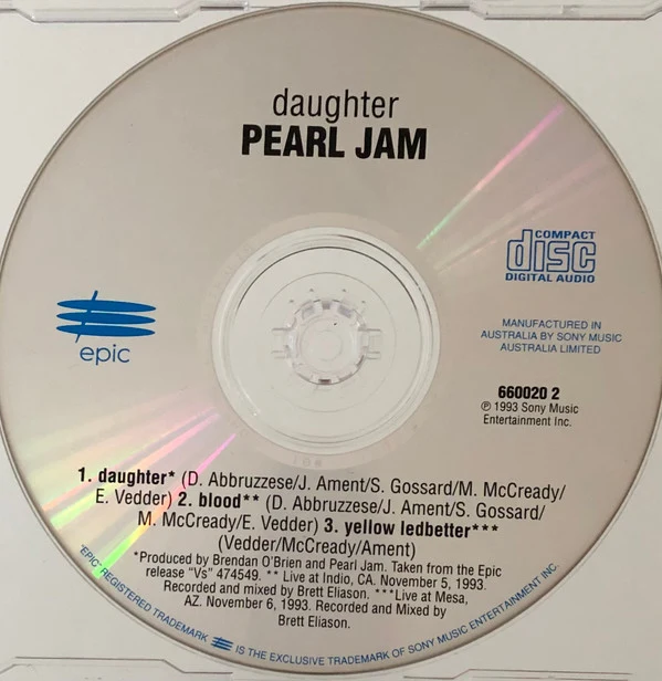 Pearl Jam - Daughter (CD, Maxi) - Image 3