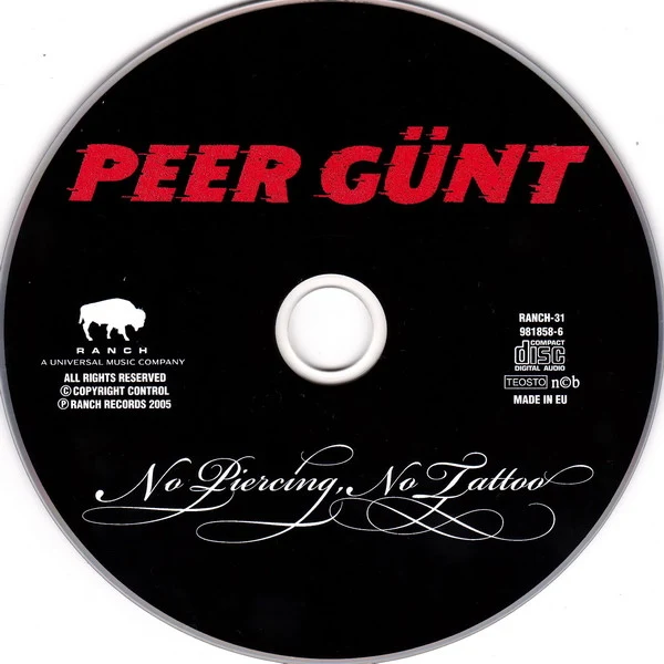 Peer Günt - No Piercing, No Tattoo (CD, Album) - Image 3