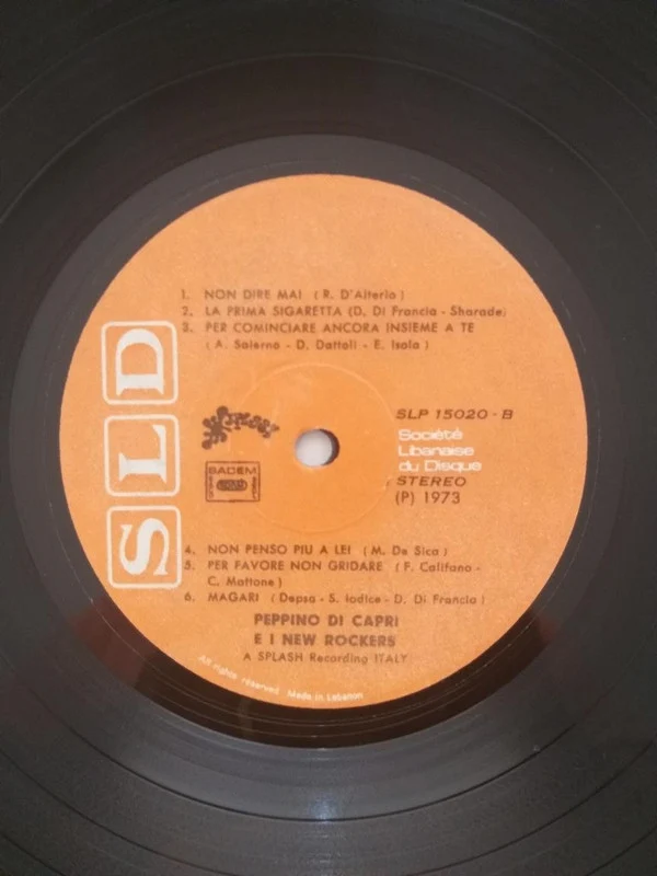 Peppino Di Capri & I New Rockers - Peppino Di Capri & I New Rockers (LP, Album) - Image 4