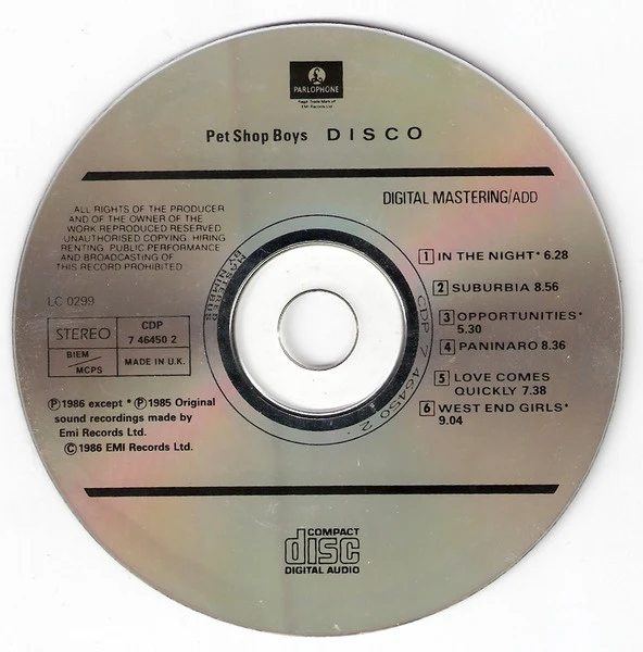 Pet Shop Boys - Disco (CD, Comp) - Image 3