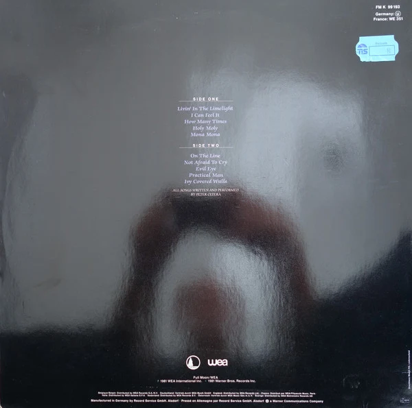 Peter Cetera - Peter Cetera (LP, Album) - Image 2