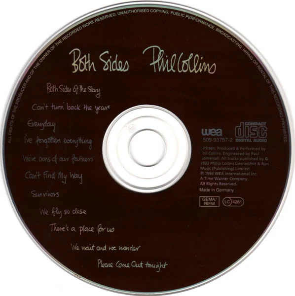Phil Collins - Both Sides (CD, Album) - Image 3