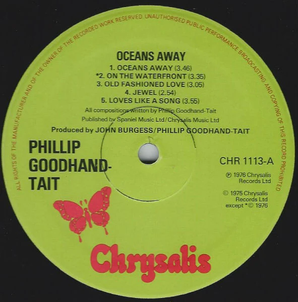 Phillip Goodhand-Tait - Oceans Away (LP, Album) - Image 3