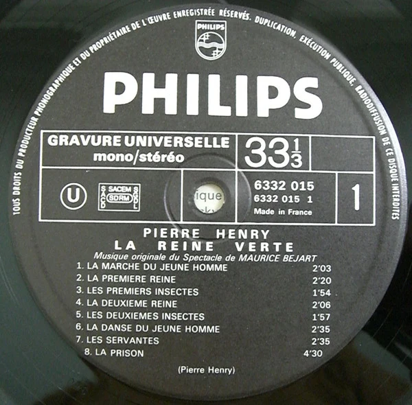Pierre Henry - La Reine Verte (LP, RE) - Image 3