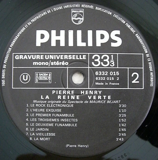 Pierre Henry - La Reine Verte (LP, RE) - Image 4