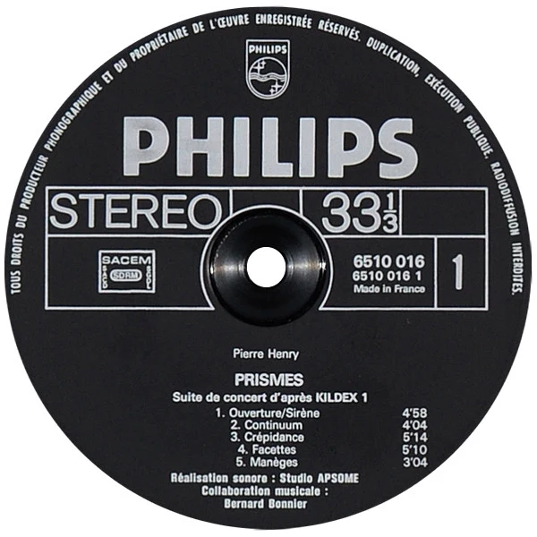 Pierre Henry - Prismes (LP) - Image 3