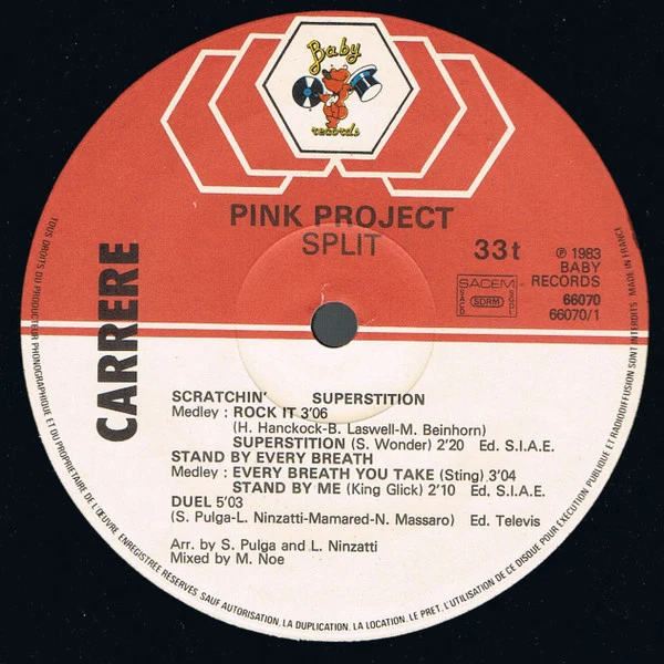Pink Project - Split (LP) - Image 3