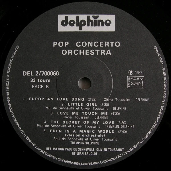 Pop Concerto Orchestra - Eden Is A Magic World (LP, Album) - Image 4