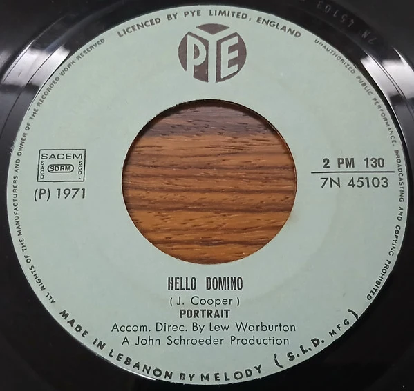 Portrait  - Hey Ruth / Hello Domino (7") - Image 2