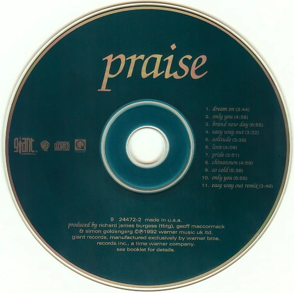 Praise - Praise (CD, Album) - Image 3