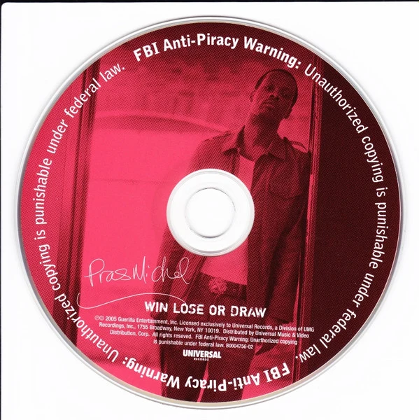 Pras Michel - Win Lose Or Draw (CD, Album, Cle) - Image 2