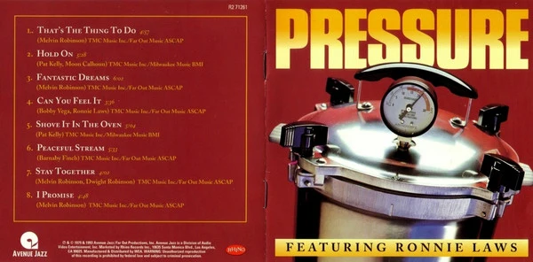 Pressure (19) Featuring Ronnie Laws - Pressure (CD, Album, RE, RM) - Image 4