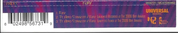 Prince - Fury (CD, Single, Enh) - Image 3