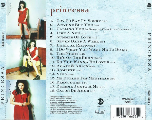 Princessa - Princessa (CD, Album) - Image 2