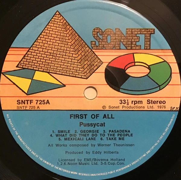 Pussycat - First Of All (LP, Album) - Image 3