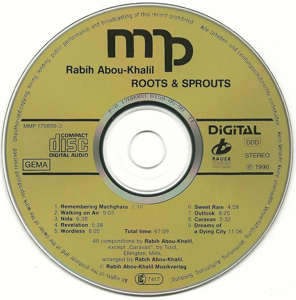 Rabih Abou-Khalil - Roots & Sprouts (CD, Album) - Image 3