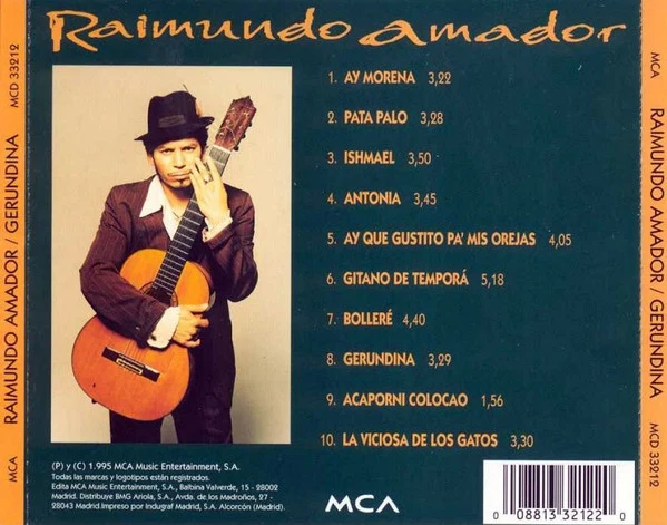 Raimundo Amador - Gerundina (CD, Album) - Image 2