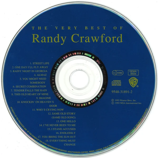 Randy Crawford - The Very Best Of Randy Crawford (CD, Comp) - Image 3