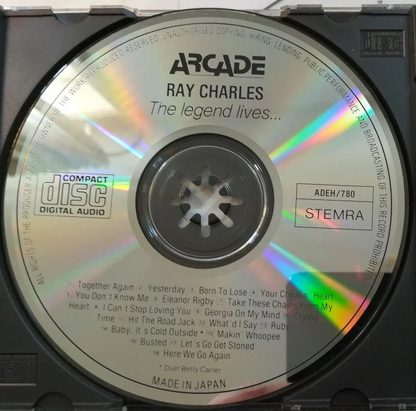 Ray Charles - The Legend Lives... (CD, Comp, RE) - Image 3