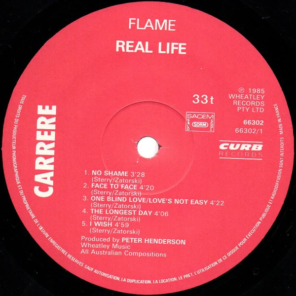 Real Life - Flame (LP, Album) - Image 5