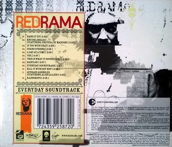 Redrama - Everyday Soundtrack (CD, Album, Copy Prot.) - Image 3