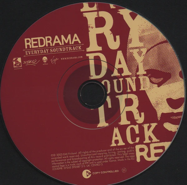 Redrama - Everyday Soundtrack (CD, Album, Copy Prot.) - Image 4