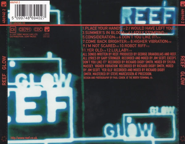 Reef - Glow (CD, Album) - Image 2