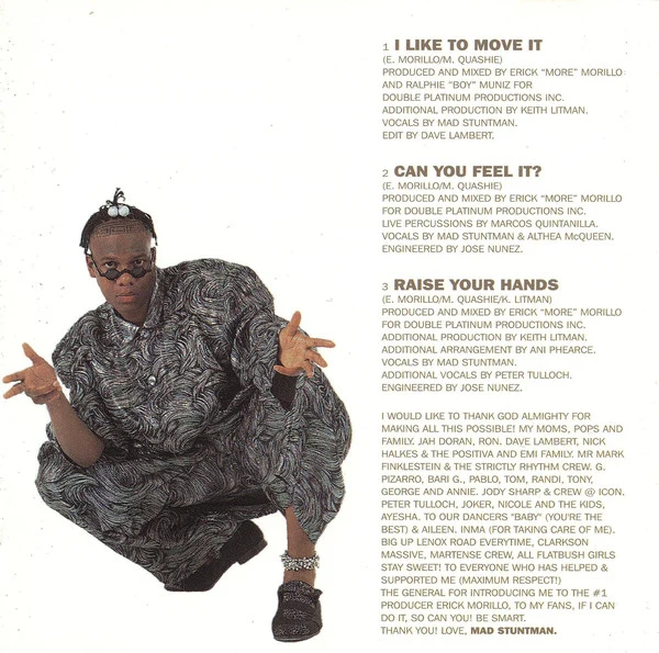 Reel 2 Real Featuring The Mad Stuntman - Move It! (CD, Album) - Image 4