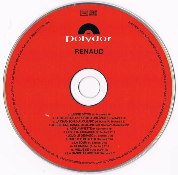 Renaud - Laisse Béton  (Place De Ma Mob) (CD, Album, RE) - Image 3