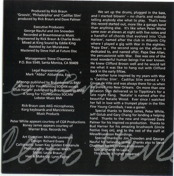 Rick Braun - Beat Street (CD, Album) - Image 5