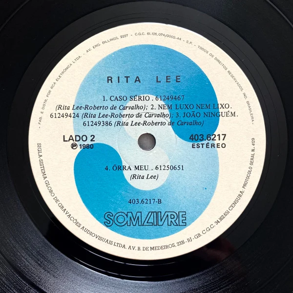 Rita Lee - Rita Lee (LP, Album) - Image 4