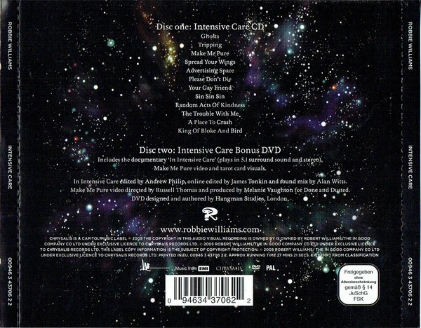 Robbie Williams - Intensive Care (CD, Album, S/Edition + DVD, PAL) - Image 4