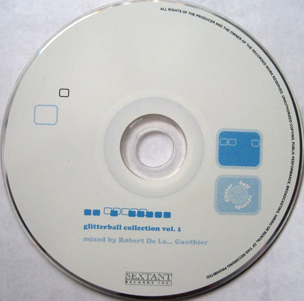 Robert De La... Gauthier - Glitterball Collection Vol. 1 (CD, Comp, Mixed) - Image 3