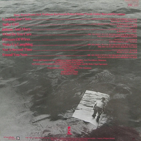 Robert Palmer - Clues (LP, Album) - Image 2