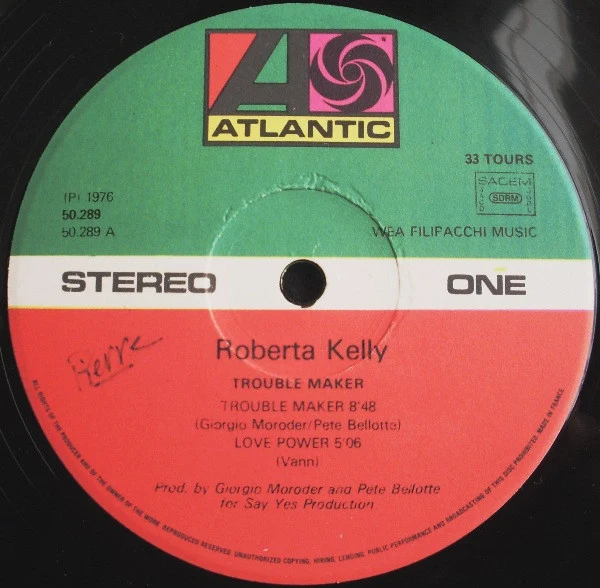 Roberta Kelly - Trouble Maker (LP, Album) - Image 3