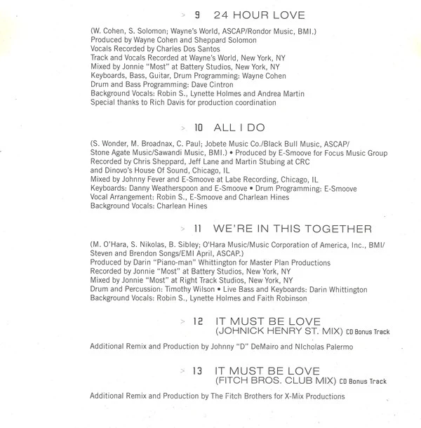 Robin S. - From Now On (CD, Album) - Image 5