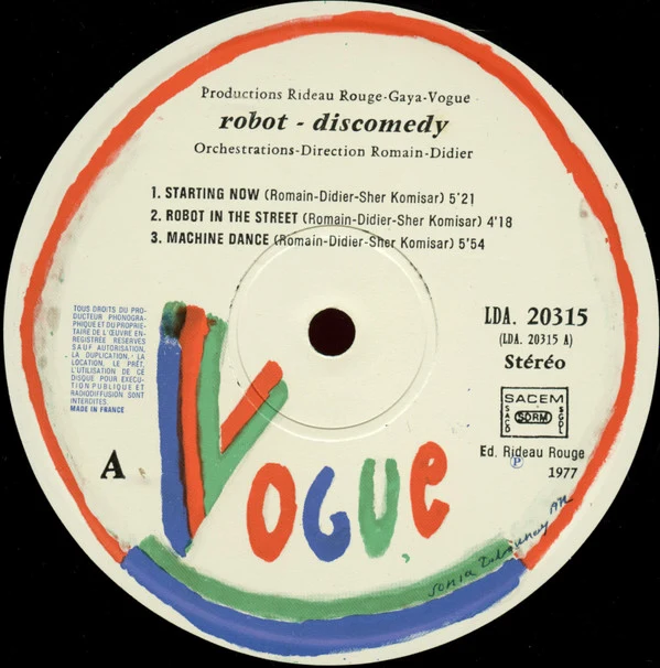 Robot - A Discomedy (LP, Album) - Image 3