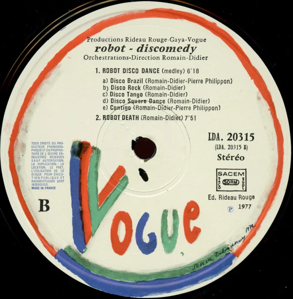 Robot - A Discomedy (LP, Album) - Image 4