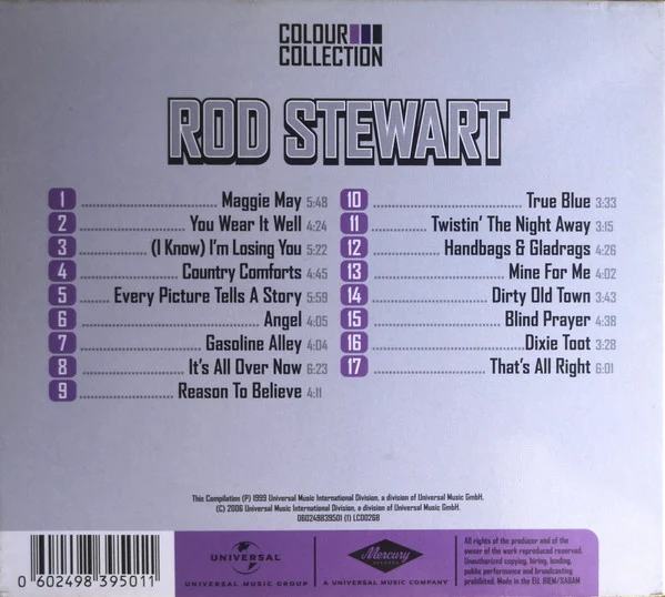 Rod Stewart - Colour Collection (CD, Comp, Dig) - Image 2