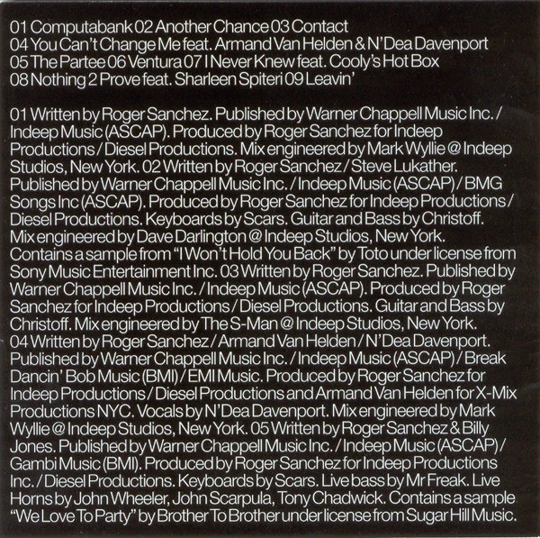 Roger Sanchez - First Contact (CD, Album) - Image 5