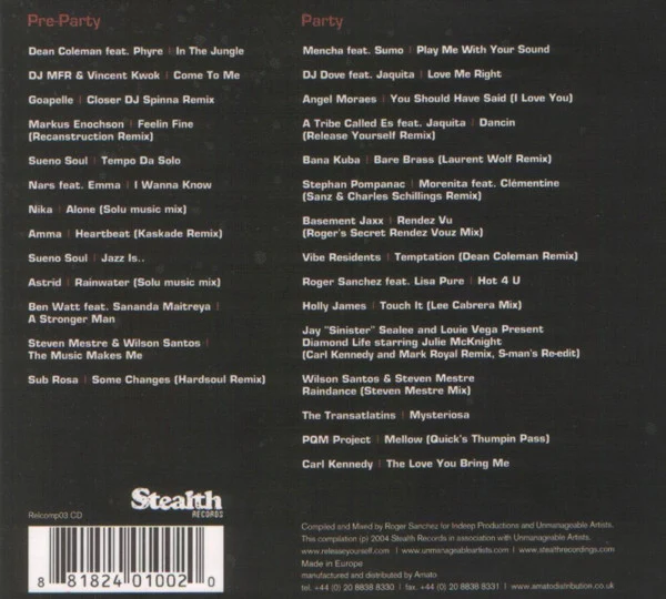 Roger Sanchez - Release Yourself Vol. 3 (2xCD, Comp, Mixed) - Image 2