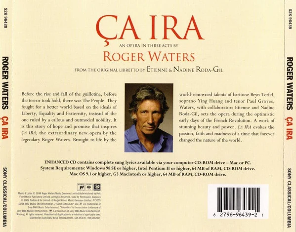 Roger Waters - Bryn Terfel • Paul Groves • Ying Huang - Ça Ira = There Is Hope (2xCD, Album, Enh) - Image 4