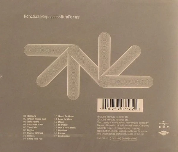 Roni Size / Reprazent - New Forms 2 (CD, Album) - Image 2