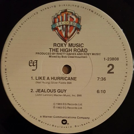 Roxy Music - The High Road (12", EP, Win) - Image 4