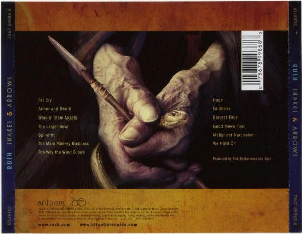 Rush - Snakes & Arrows (CD, Album, Jew) - Image 5