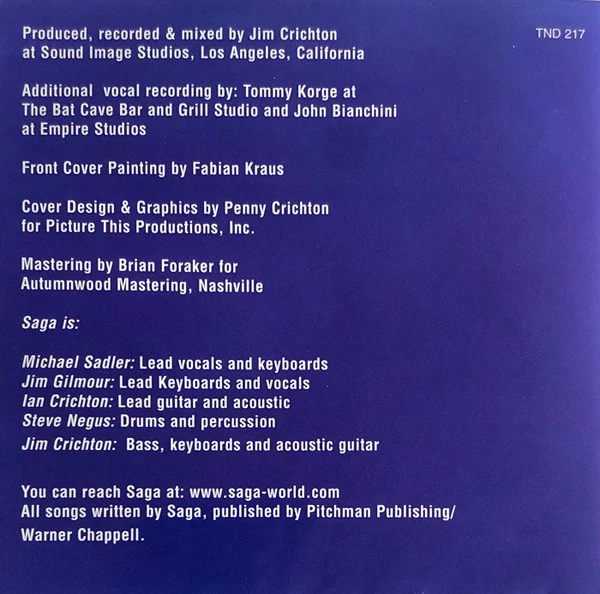 Saga (3) - Full Circle (CD, Album) - Image 5