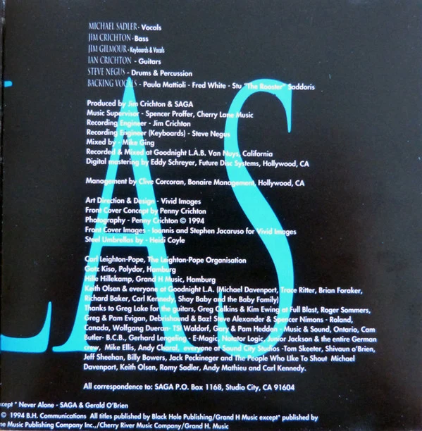 Saga (3) - Steel Umbrellas  (CD, Album) - Image 5