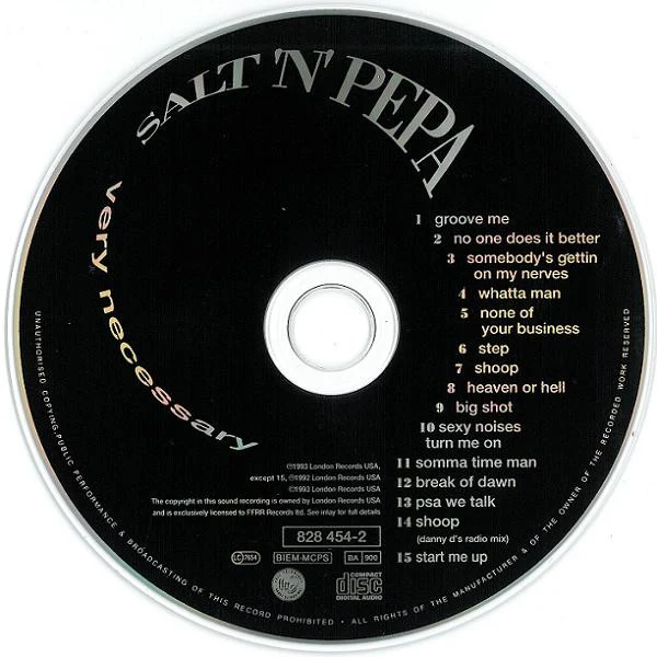 Salt 'N' Pepa - Very Necessary (CD, Album, RE) - Image 3