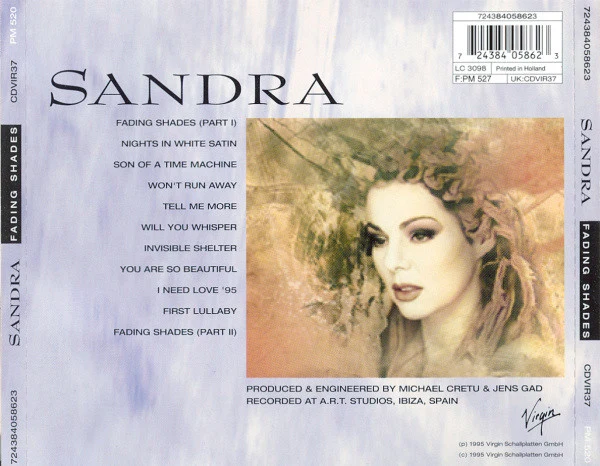 Sandra - Fading Shades (CD, Album) - Image 2